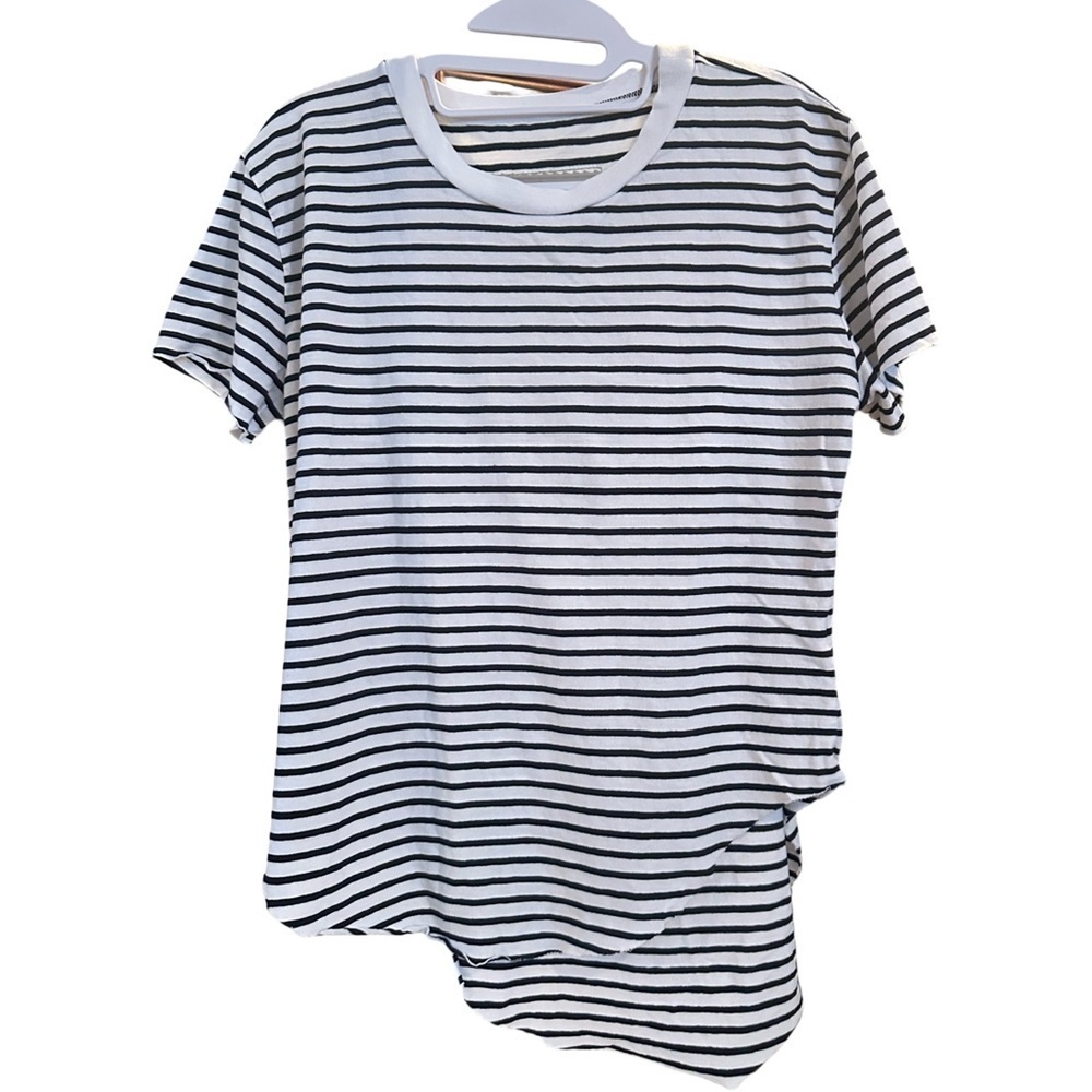 Frank & Eileen NWD Theo Perfect Tee Navy French Stripe Size M - Picture 5 of 10